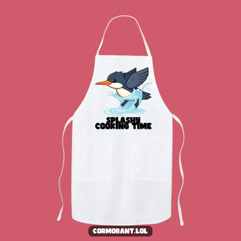 Funny Cormorant Apron: Splashy Kitchen Fun, Perfect Gift for Cooks