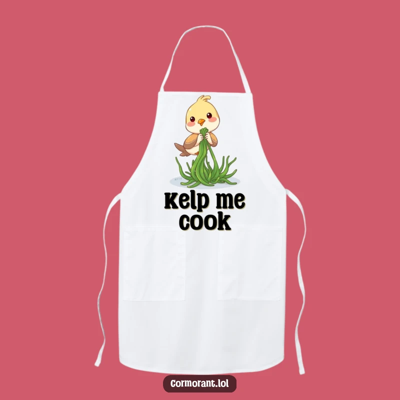 Funny Seaweed Bird Apron: Cook Up Some Fun, Beach Style, Ideal Funny Gift!