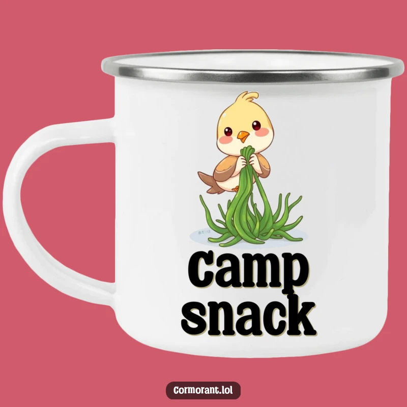 Funny Seaweed Bird Camping Mug: Adventure Fuelled by Humor, Excellent Funny Gift!