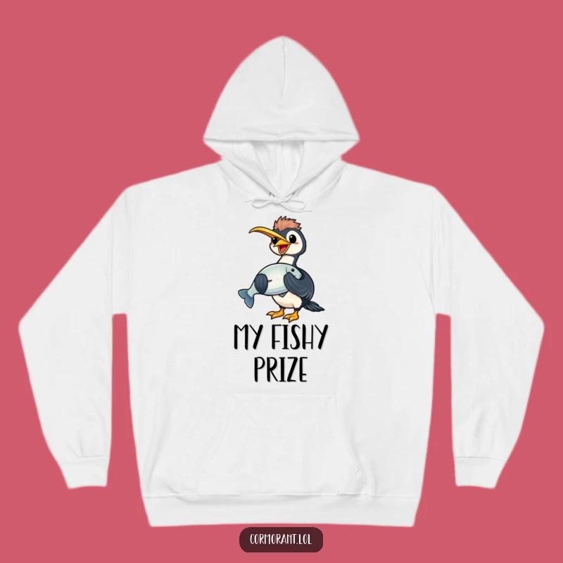 Cozy Funny Kawaii Cormorant Hoodie: Your Perfect Funny Gift for Bird Nerds!