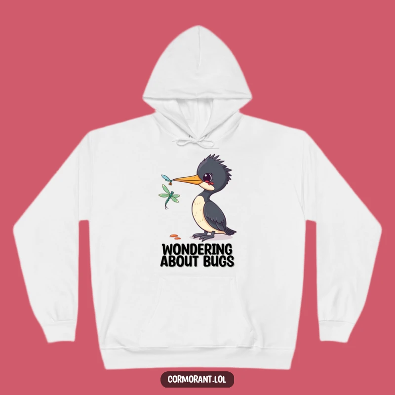 Funny Cormorant Dragonfly Hoodie: Cozy Up to Curious Moments