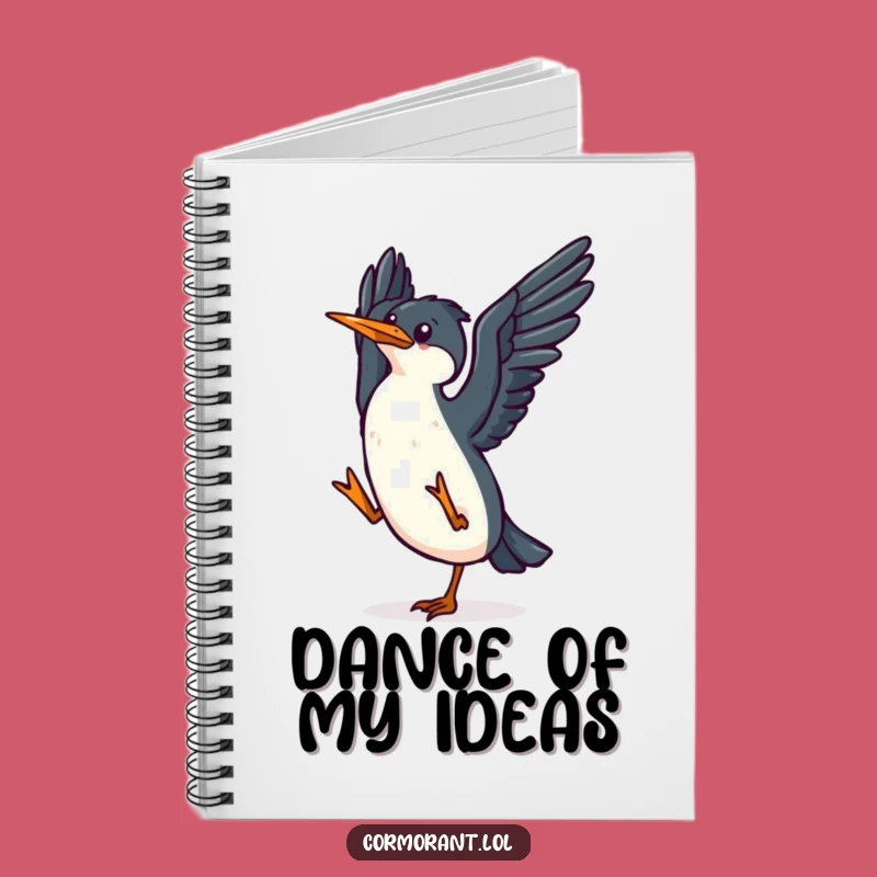 Funny Kawaii Cormorant Notebook: Jot Down Your Joyful Notes!