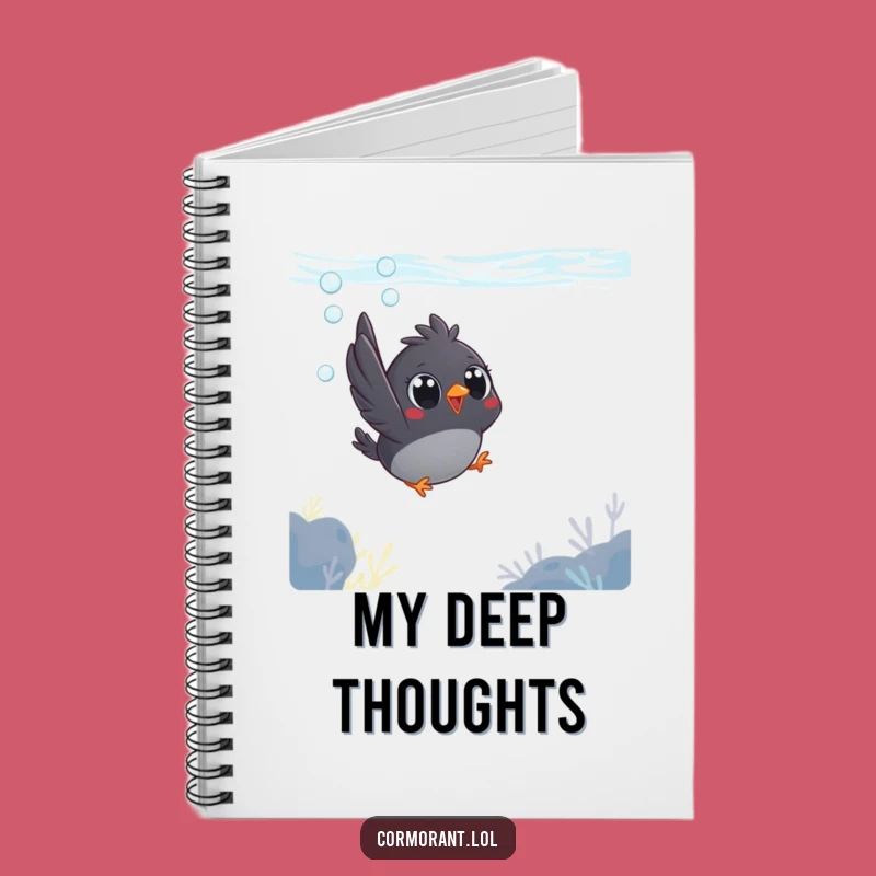 Funny Bird Dive Notebook - Journal Your Underwater Adventures