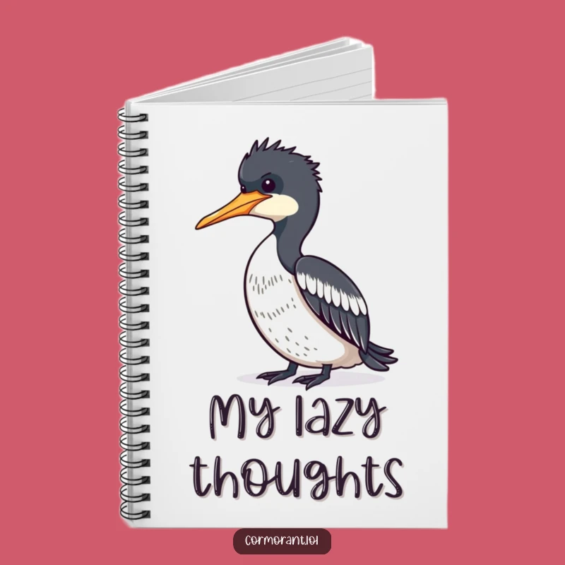 Funny Cormorant Daydream Notebook: Hilarious Bird Design for Peaceful Notes
