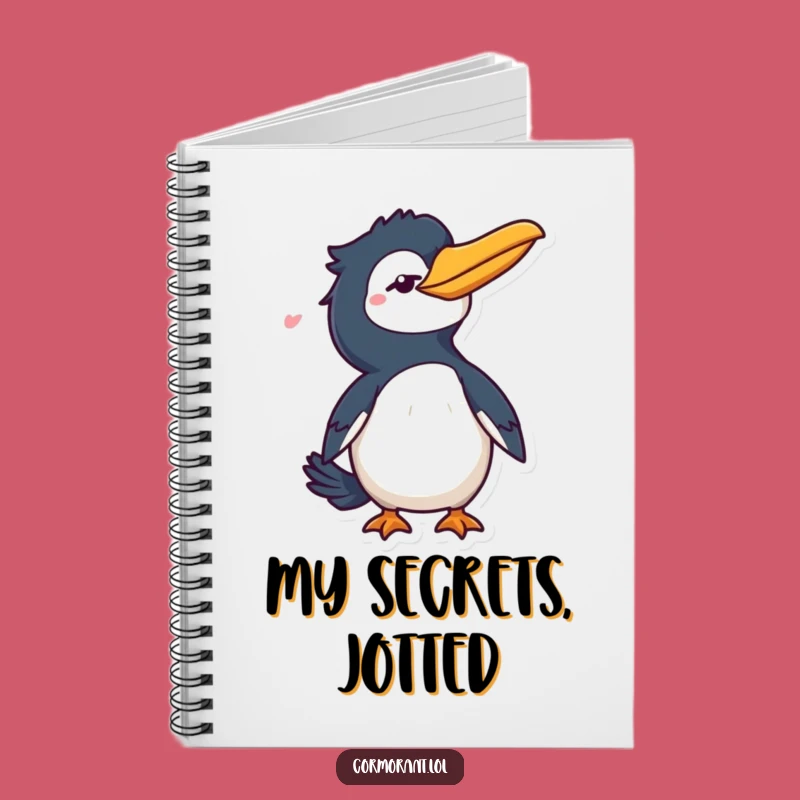 Funny Cormorant Wink Notebook: Cheeky Journal for Playful Thoughts