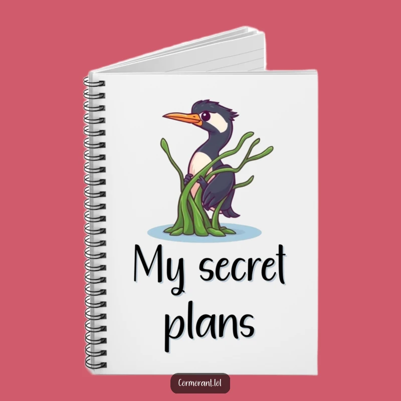Funny Cormorant Peek Notebook: Sneaky Journal for Hidden Ideas