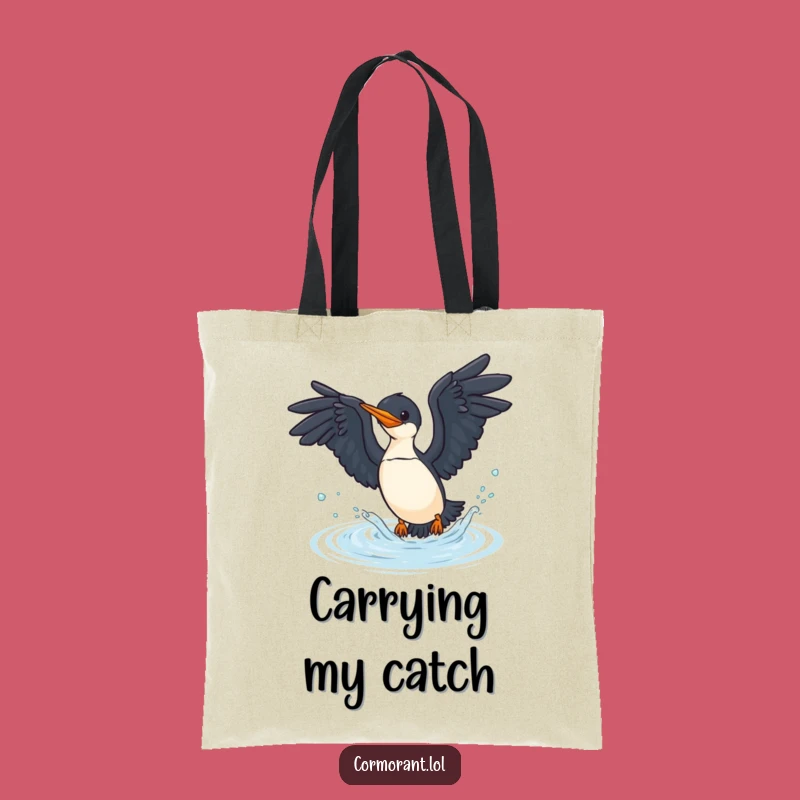 Funny Cormorant Ocean Explorer Tote Bag - Hilarious Bird Watching Gift!