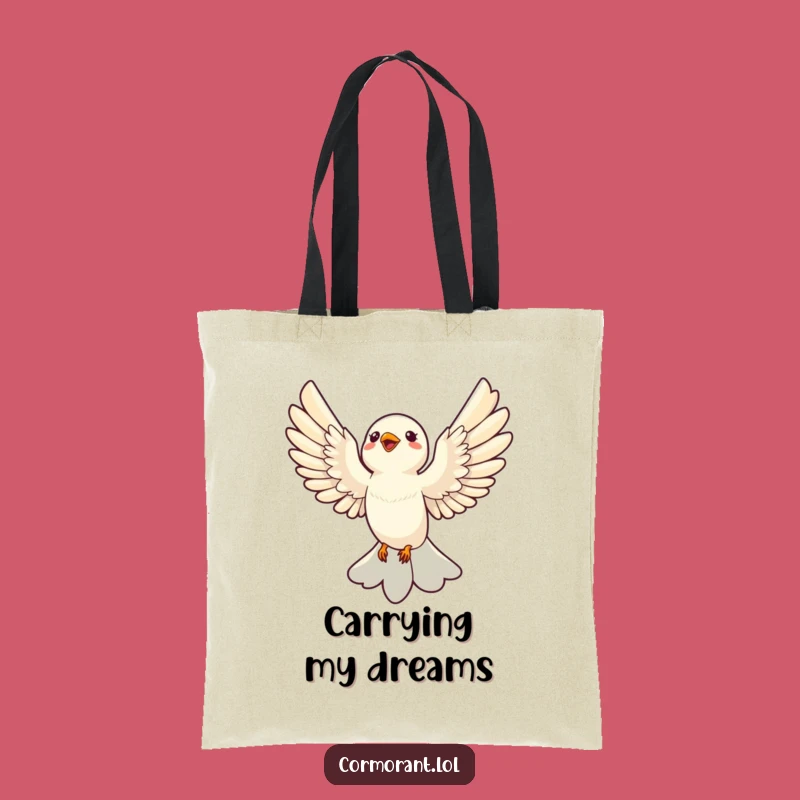 Funny Soaring Bird Tote Bag: Carry Your Essentials with Avian Style, Funny Gift!